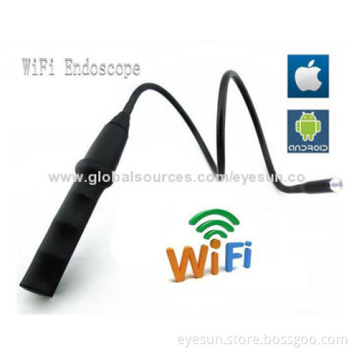 Wi-Fi Endoscope Waterproof Camera, Can Connect with Smartphone, Tablet PC, Video/Picture Function